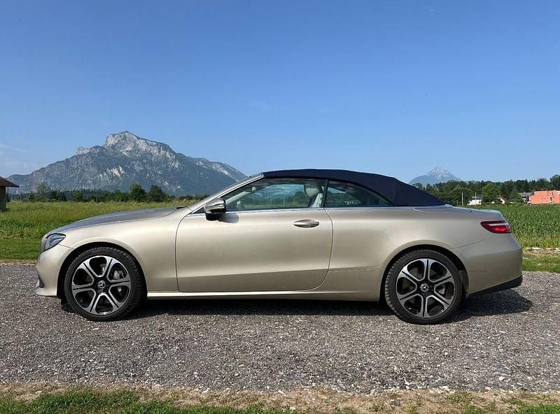 Brugt Mercedes E400 333 HK (244 kW) 2018 Beige Cabriolet