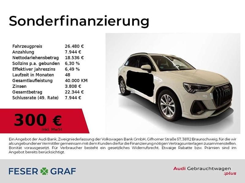 Ibisweiß Gebraucht 2022 Audi Q3 S-Line SUV | 26.480 € (Superpreis) - Bild 1/2
