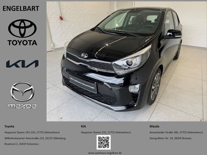 Schwarz Gebraucht 2020 Kia Picanto Comfort Kleinwagen | 14.490 € (Fairer Preis) - Bild 1/4