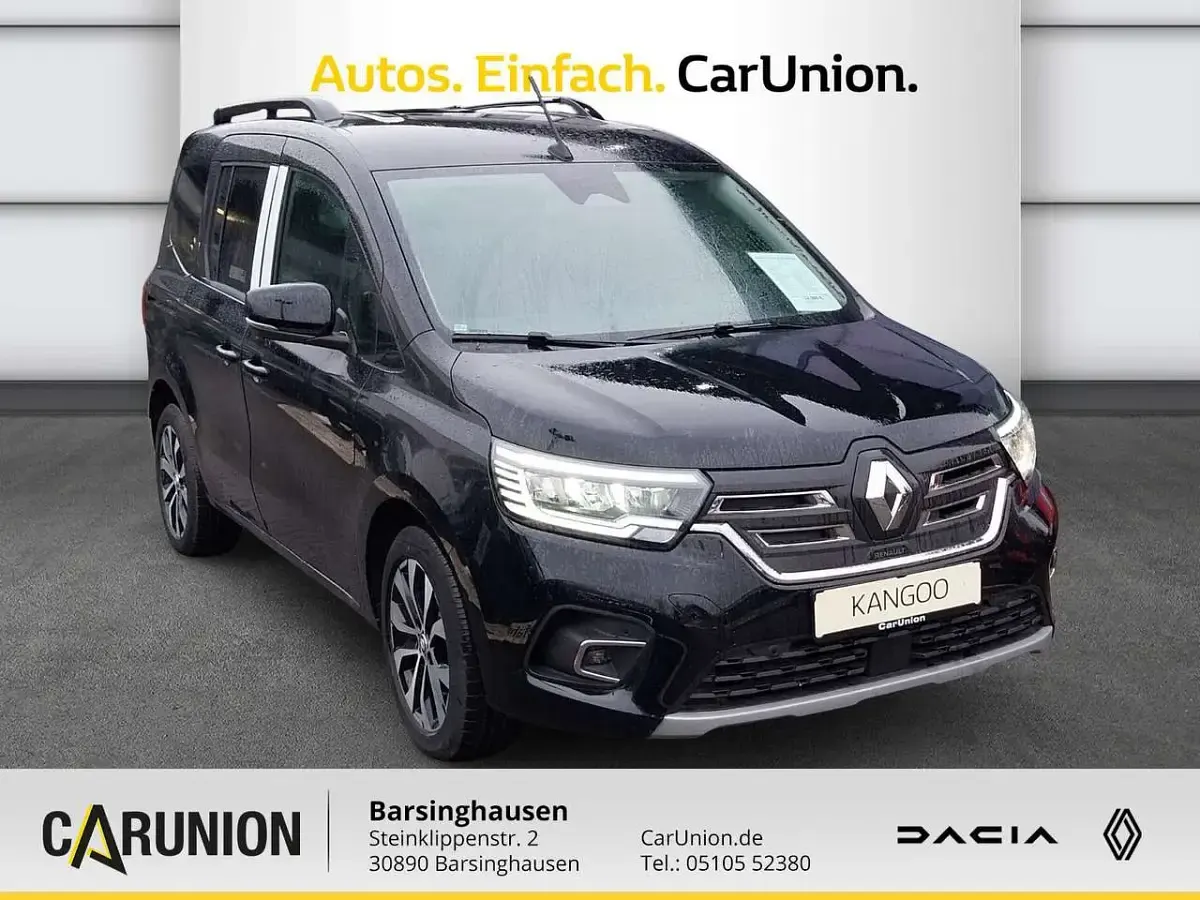 Gebraucht Renault Kangoo Techno 89 kW (122 PS) 2024 Black pearlschwarz metallic Van / Kleinbus