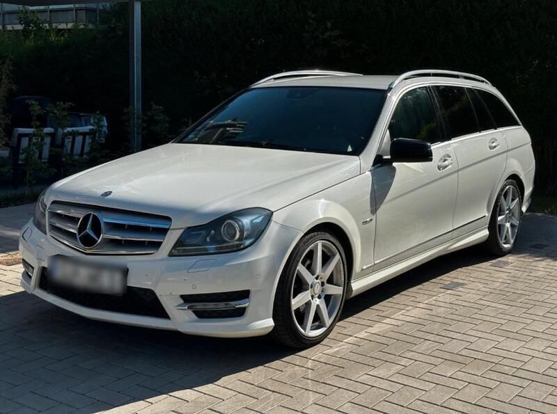 Weiß Gebraucht 2012 Mercedes C220 AMG line Kombi | 6.800 € (Etwas zu teuer) - Bild 1/4