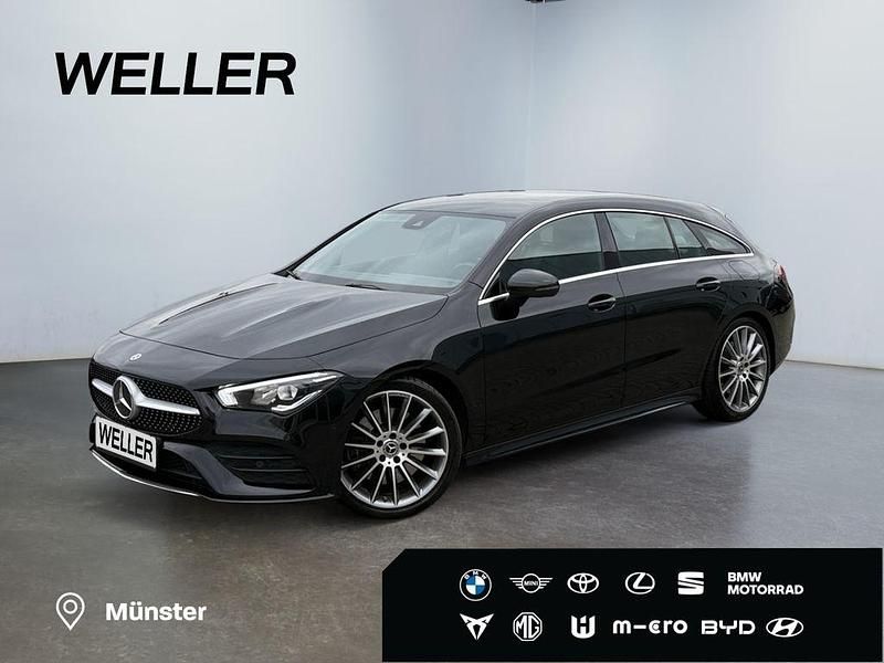 Schwarz Gebraucht 2019 Mercedes CLA250 Shooting Brake AMG line Kombi | 28.890 € (Fairer Preis) - Bild 1/3