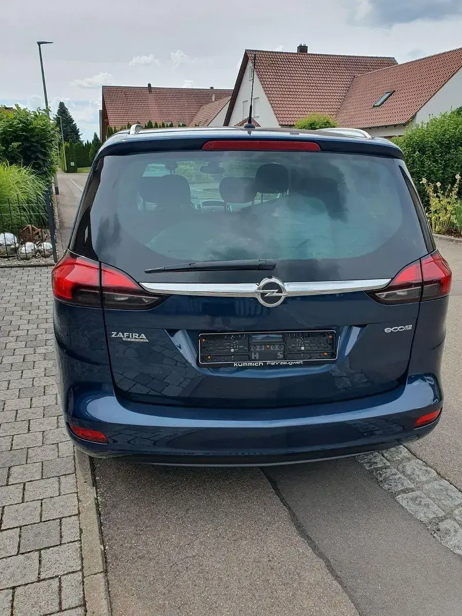 Gebraucht Opel Zafira Tourer Edition 140 PS (102 kW) 2012 Blau Van / Kleinbus