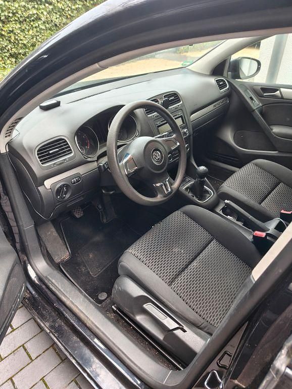 Gebraucht VW Golf VI Trendline 80 PS (58 kW) 2009 Schwarz Kleinwagen