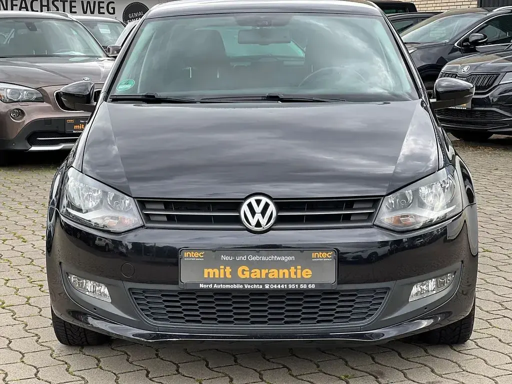 Gebraucht VW Polo Team 90 PS (66 kW) 2011 Schwarz Kleinwagen