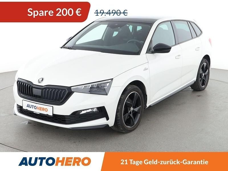 Weiß Gebraucht 2021 Skoda Scala Monte Carlo Kleinwagen | 18.730 € (Fairer Preis) - Bild 1/3