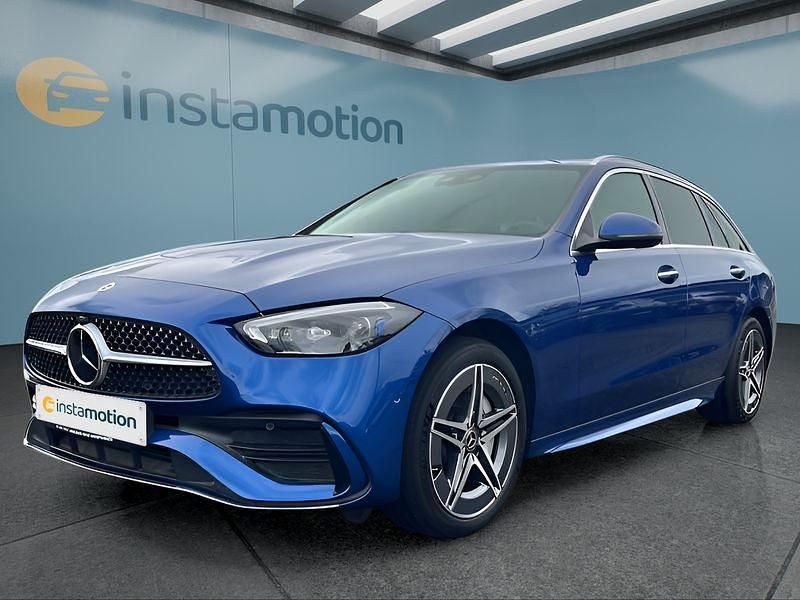 Blau Gebraucht 2022 Mercedes C300e Kombi | 35.799 € (Fairer Preis) - Bild 1/4