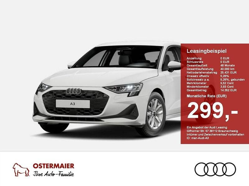 Neu Audi A3 Ambiente 116 PS (85 kW) 2025 Brillantschwarz Limousine