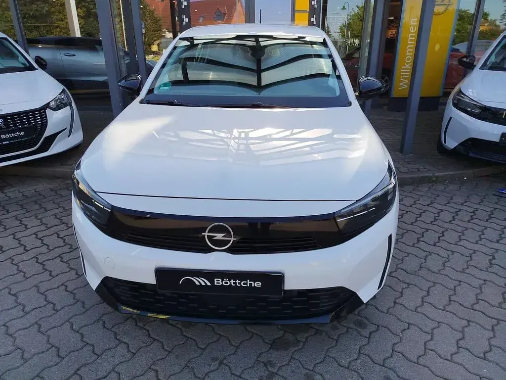 Gebraucht Opel Corsa Basis 75 PS (55 kW) 2024 Lack weiss banquise/typ aussenverkleidung spiegel flach standard Kleinwagen