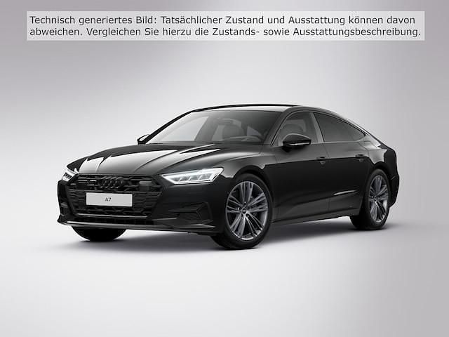 Mythosschwarz metallic Gebraucht 2025 Audi A7 Sportback Ambiente Kleinwagen | 56.170 € (Superpreis) - Bild 1/4