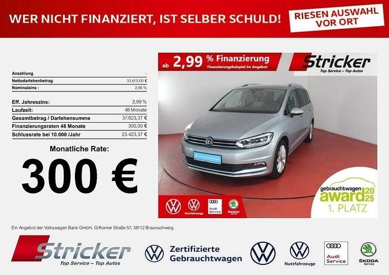 Oyster silver metallic Gebraucht 2024 VW Touran Highline Van / Kleinbus | 33.614 € (Fairer Preis) - Bild 1/4