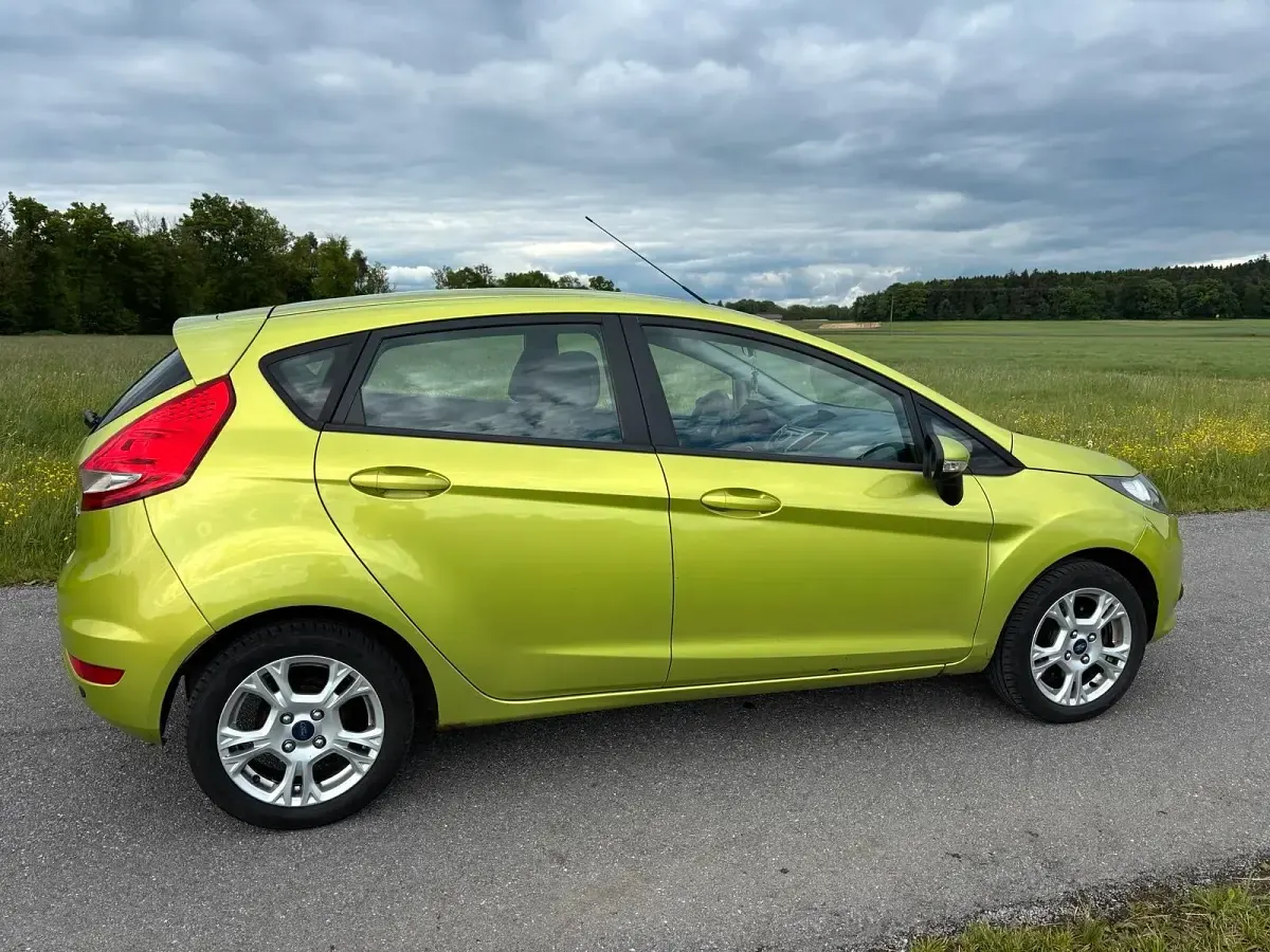 Gebraucht Ford Fiesta 82 PS (60 kW) 2009 Grün Kleinwagen