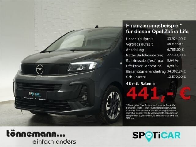 Grau Gebraucht 2024 Opel Zafira Life Edition Van | 33.924 € - Bild 1/3