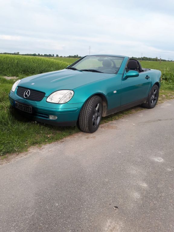 Grün Gebraucht 1998 Mercedes SLK200 Cabrio | 4.400 € (Fairer Preis) - Bild 1/4
