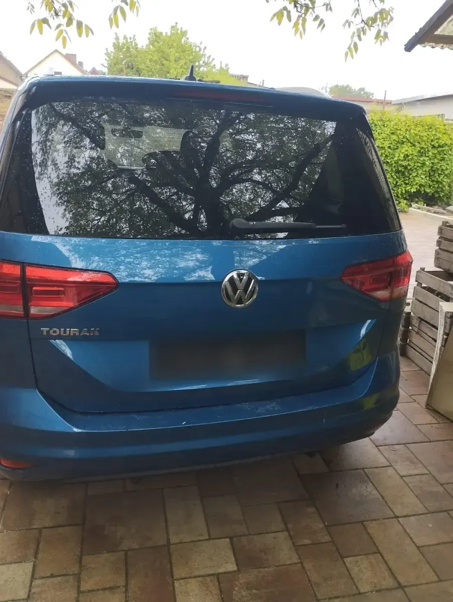 Gebraucht VW Touran 115 PS (84 kW) 2018 Blau Van / Kleinbus