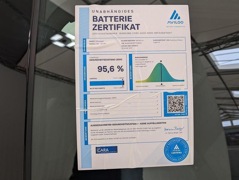 Gebraucht VW ID.3 Pro Performance 150 kW (204 PS) 2022 Weiß Kleinwagen