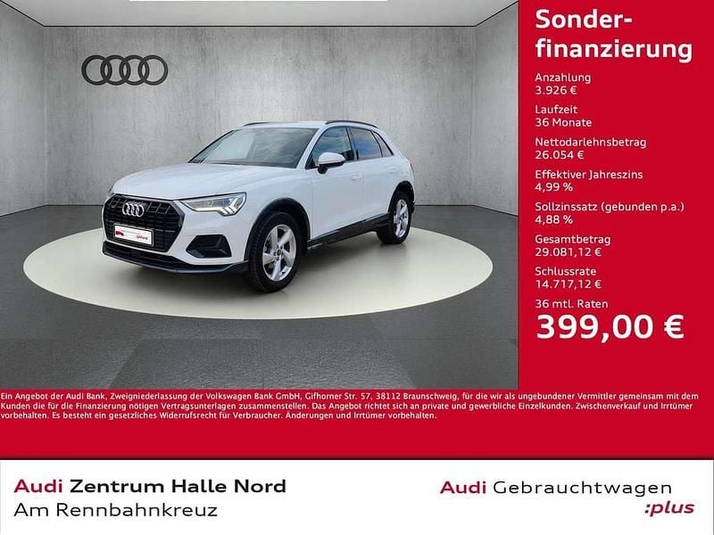 Ibisweiß Gebraucht 2021 Audi Q3 Advanced Plus SUV | 29.980 € (Guter Preis) - Bild 1/4