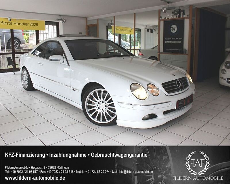Weiß Gebraucht 2001 Mercedes CL500 Coupé | 15.499 € - Bild 1/4