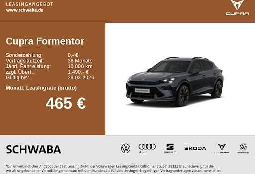 Neu Cupra Formentor VZ 333 PS (244 kW) 2026 Grau SUV