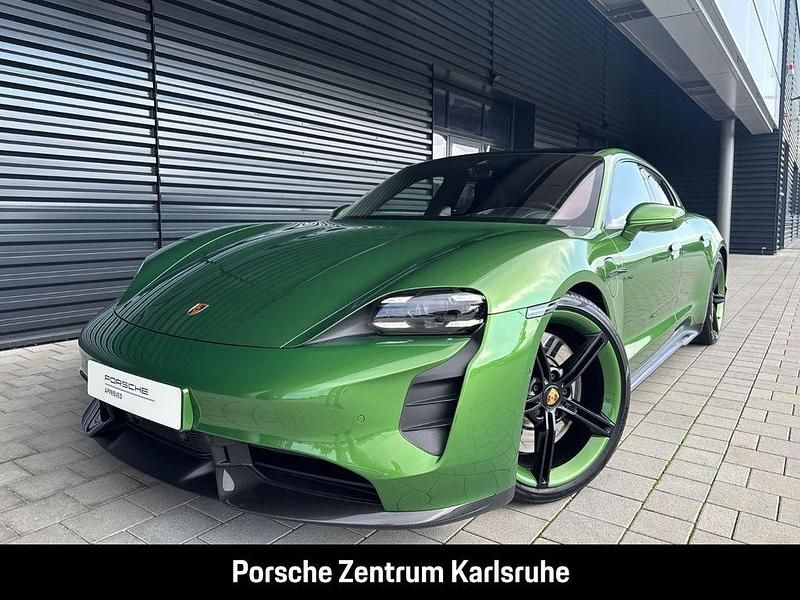 Grün Gebraucht 2023 Porsche Taycan GTS Sport Turismo Limousine | 91.189 € (Guter Preis) - Bild 1/4