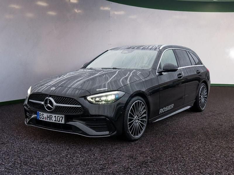 Gebraucht Mercedes C220 AMG line 200 PS (147 kW) 2024 Schwarz / obsidianschwarz Kombi
