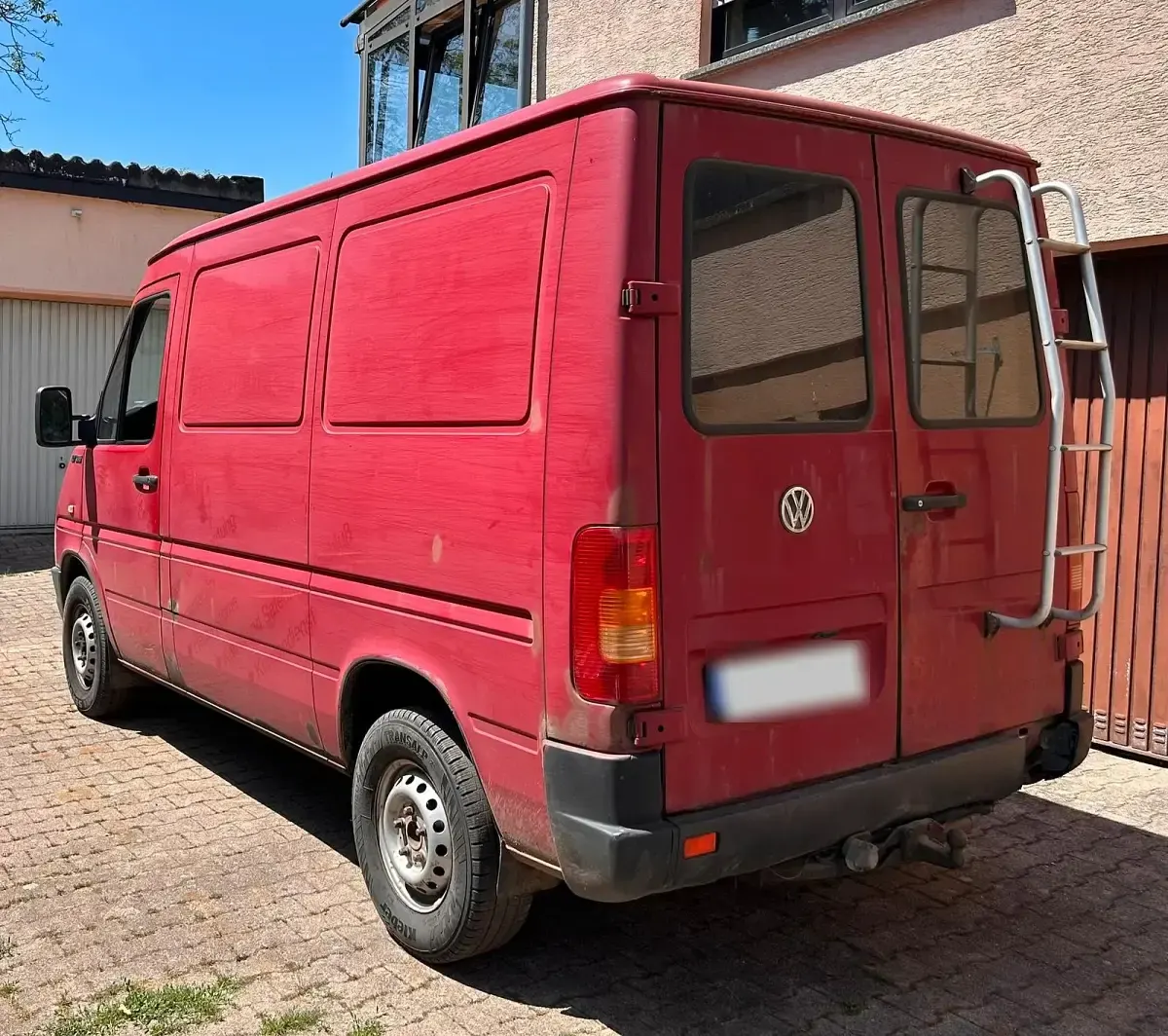 Gebraucht VW LT 109 PS (80 kW) 2001 Rot Van / Kleinbus