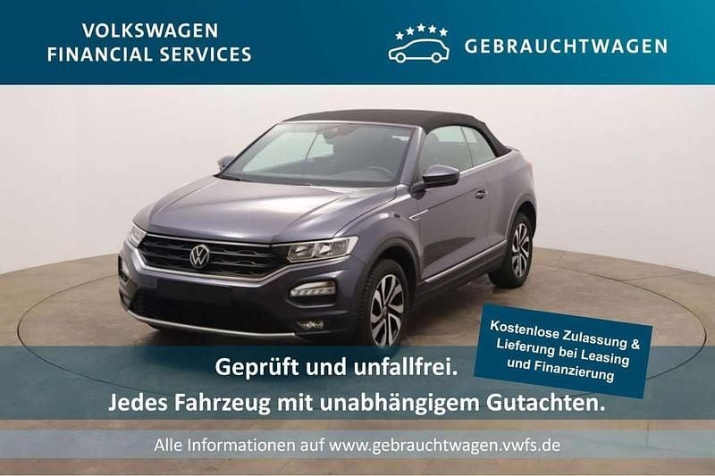 Rauchgrau metallic Gebraucht 2021 VW T-Roc Cabriolet Active Cabrio | 20.150 € (Guter Preis) - Bild 1/4