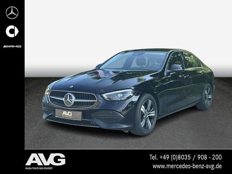 Unilack schwarz Gebraucht 2022 Mercedes C220 Avantgarde Limousine | 30.800 € (Teuer) - Bild 1/4