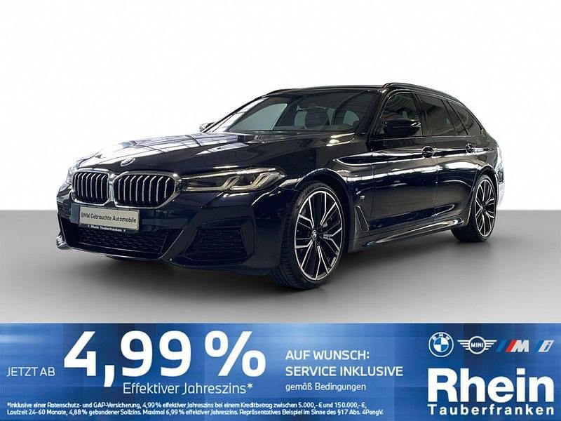 Schwarz Gebraucht 2022 BMW 530 M Sport Kombi | 43.440 € (Fairer Preis) - Bild 1/4