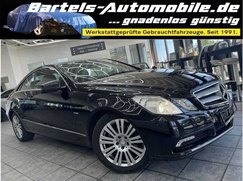 Obsidianschwarz metalliclack Gebraucht 2010 Mercedes E250 Avantgarde Coupé | 9.900 € (Guter Preis) - Bild 1/4