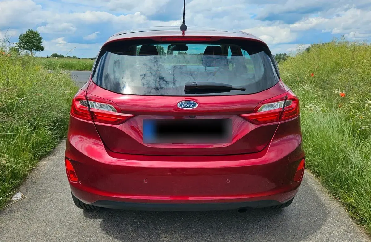 Gebraucht Ford Fiesta Titanium 125 PS (91 kW) 2018 Rot Kleinwagen