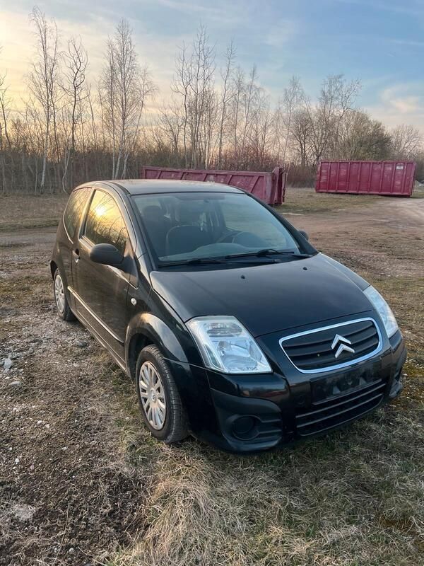 Schwarz Gebraucht 2009 Citroën C2 Kleinwagen | 1.500 € - Bild 1/4