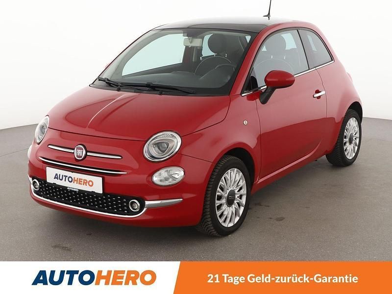 Passione rot Gebraucht 2017 Fiat 500 Lounge Kleinwagen | 9.590 € (Fairer Preis) - Bild 1/3
