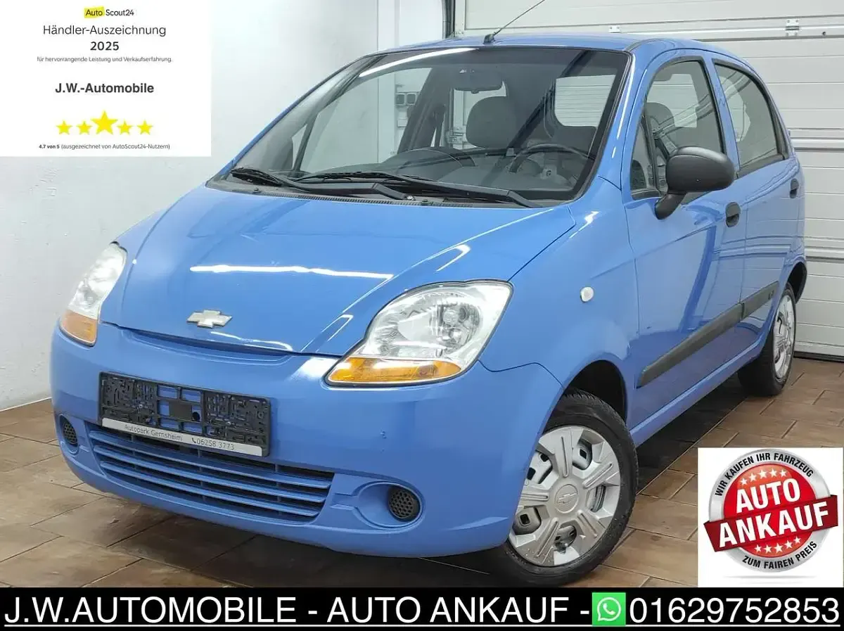 Occasion Chevrolet Matiz 52 ch (38 kW) 2008 Bleue Citadine
