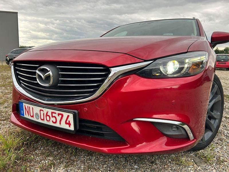 Rot Gebraucht 2015 Mazda 6 Sports-Line Kombi | 7.999 € (Guter Preis) - Bild 1/4