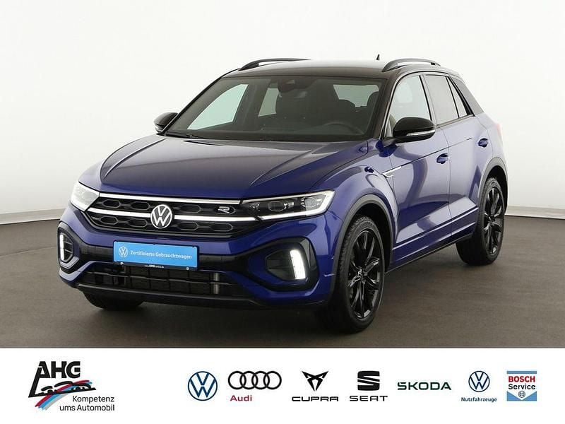 Blau Gebraucht 2024 VW T-Roc R-line SUV | 36.047 € (Teuer) - Bild 1/4
