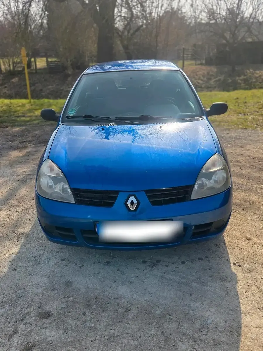 Gebraucht Renault Clio II 60 PS (44 kW) 2007 Blau Kleinwagen