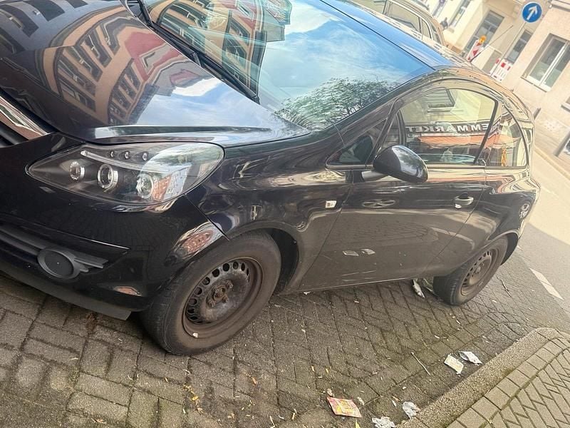 Schwarz Gebraucht 2009 Opel Corsa Kleinwagen | 600 € (Superpreis) - Bild 1/4