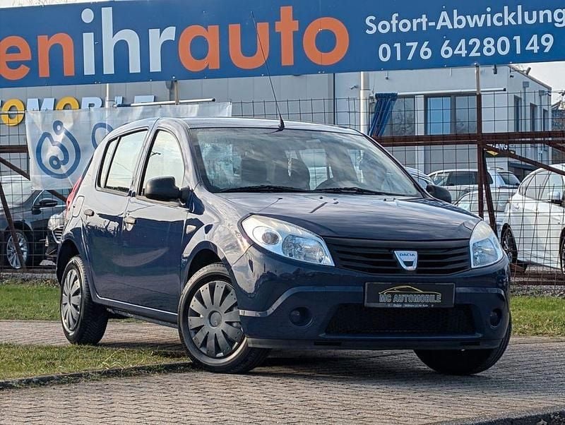 Gebraucht Dacia Sandero Basis 75 PS (55 kW) 2009 Blau Kleinwagen