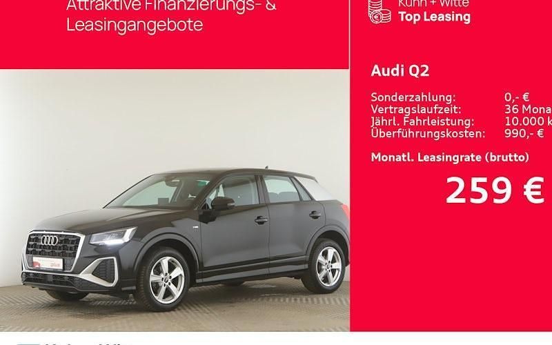 Schwarz Gebraucht 2024 Audi Q2 S-Line SUV | 32.425 € (Fairer Preis) - Bild 1/4
