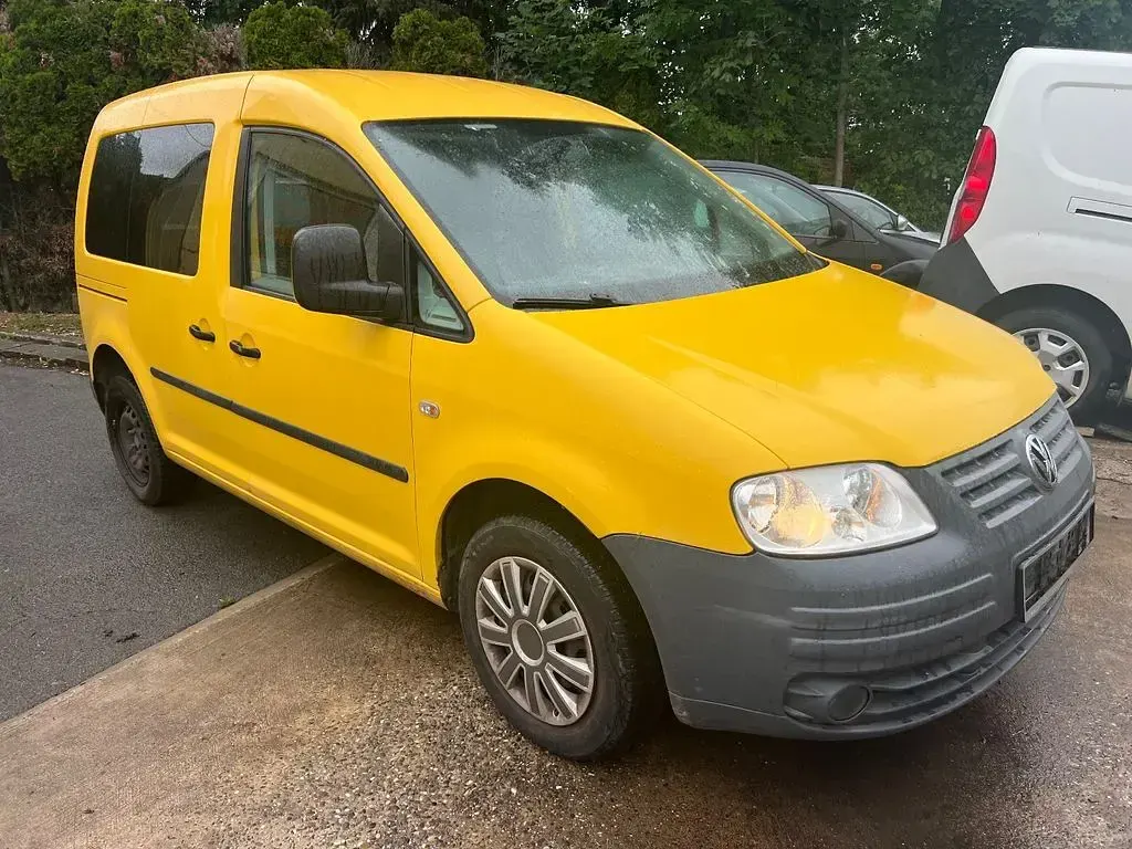 Gebraucht VW Caddy 69 PS (50 kW) 2007 Gelb Van / Kleinbus
