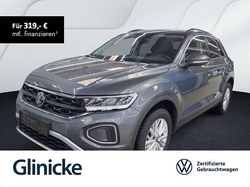 Indiumgrau metallic Gebraucht 2025 VW T-Roc Life SUV | 22.833 € (Fairer Preis) - Bild 1/3