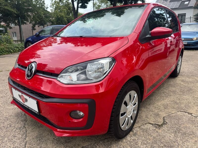 Rot Gebraucht 2018 VW up! move up! Kleinwagen | 9.500 € (Fairer Preis) - Bild 1/4