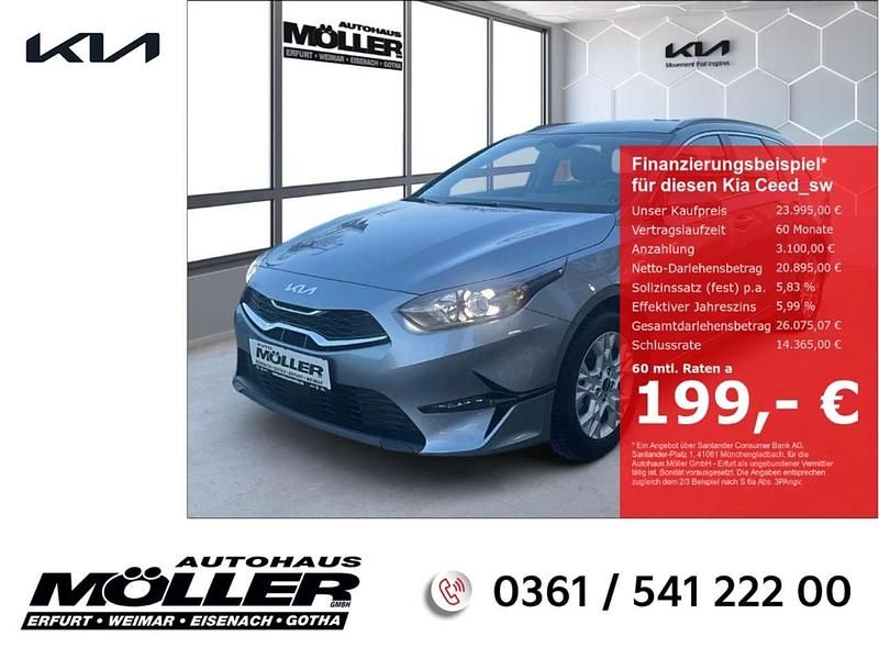 Silber Gebraucht 2025 Kia Ceed Sportswagon Vision Kombi | 23.995 € (Guter Preis) - Bild 1/4