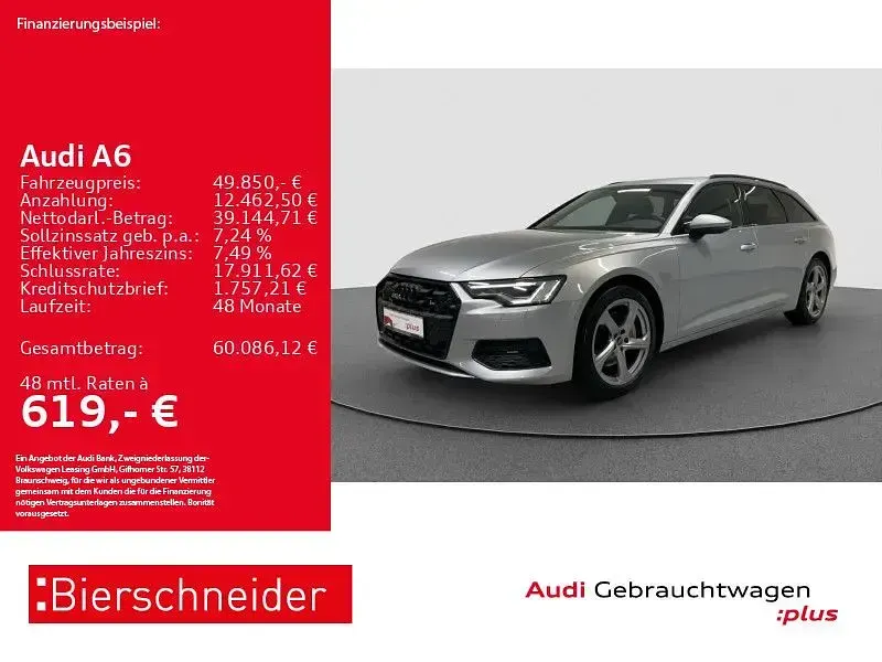 Second-hand Audi A6 Advanced 245 CP (180 kW) 2025 Argintiu Break