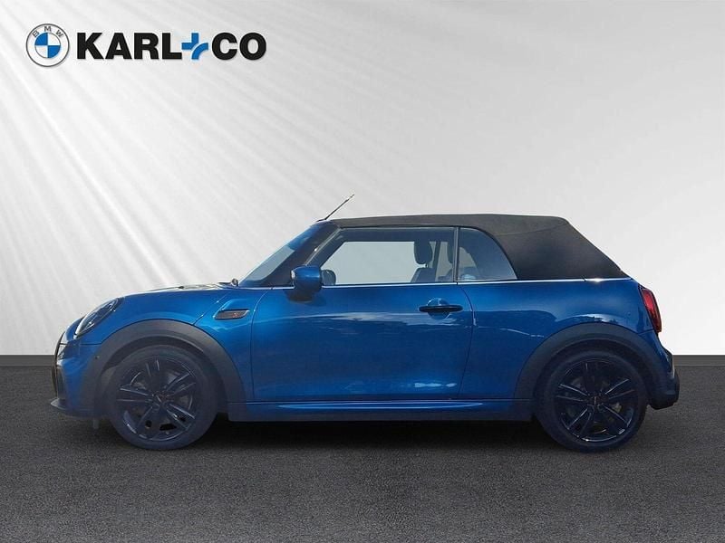 Blau Gebraucht 2021 Mini John Cooper Works Cabriolet Cabrio | 22.780 € (Fairer Preis) - Bild 1/4