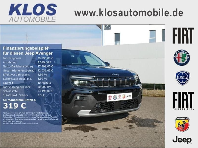 Schwarz Neu 2025 Jeep Avenger Summit SUV | 29.990 € (Fairer Preis) - Bild 1/4