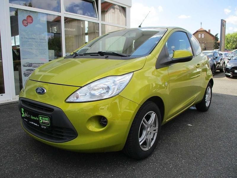 Mustard olivegelb metallic Gebraucht 2016 Ford Ka Cool & Sound Edition Kleinwagen | 5.140 € (Guter Preis) - Bild 1/4