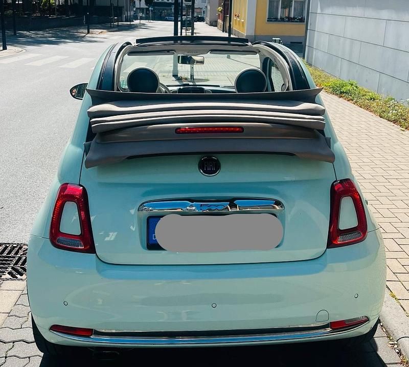 Grün Gebraucht 2015 Fiat 500 Cabrio | 7.990 € - Bild 1/4