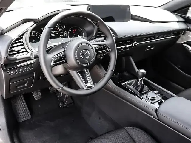 Neu Mazda 3 Exclusive-Line 186 PS (136 kW) 2025 Schwarz Kleinwagen